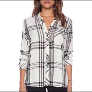 Rails black and white flannel